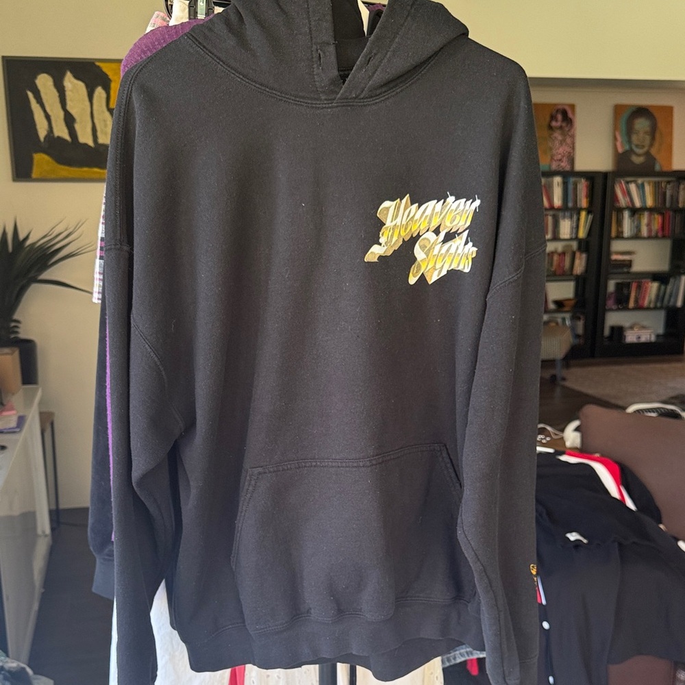 Boys Lie Black Hoodie with Yellow Text